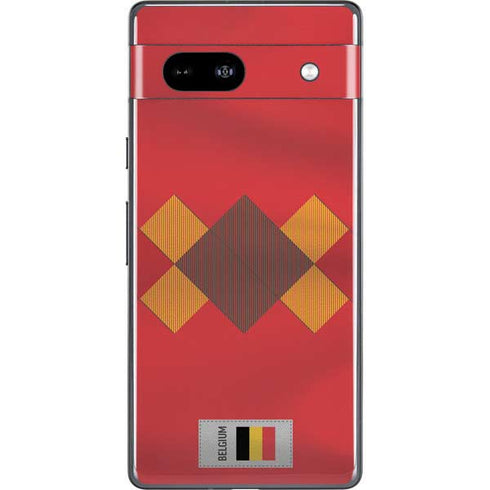Belgium Soccer Flag Google Pixel 7a Skin